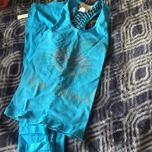 Leggings and tank top